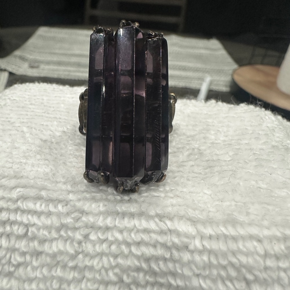 Purple Statement Ring - image 1